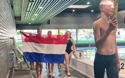 Olympische Vuur bij de Zeehond’73